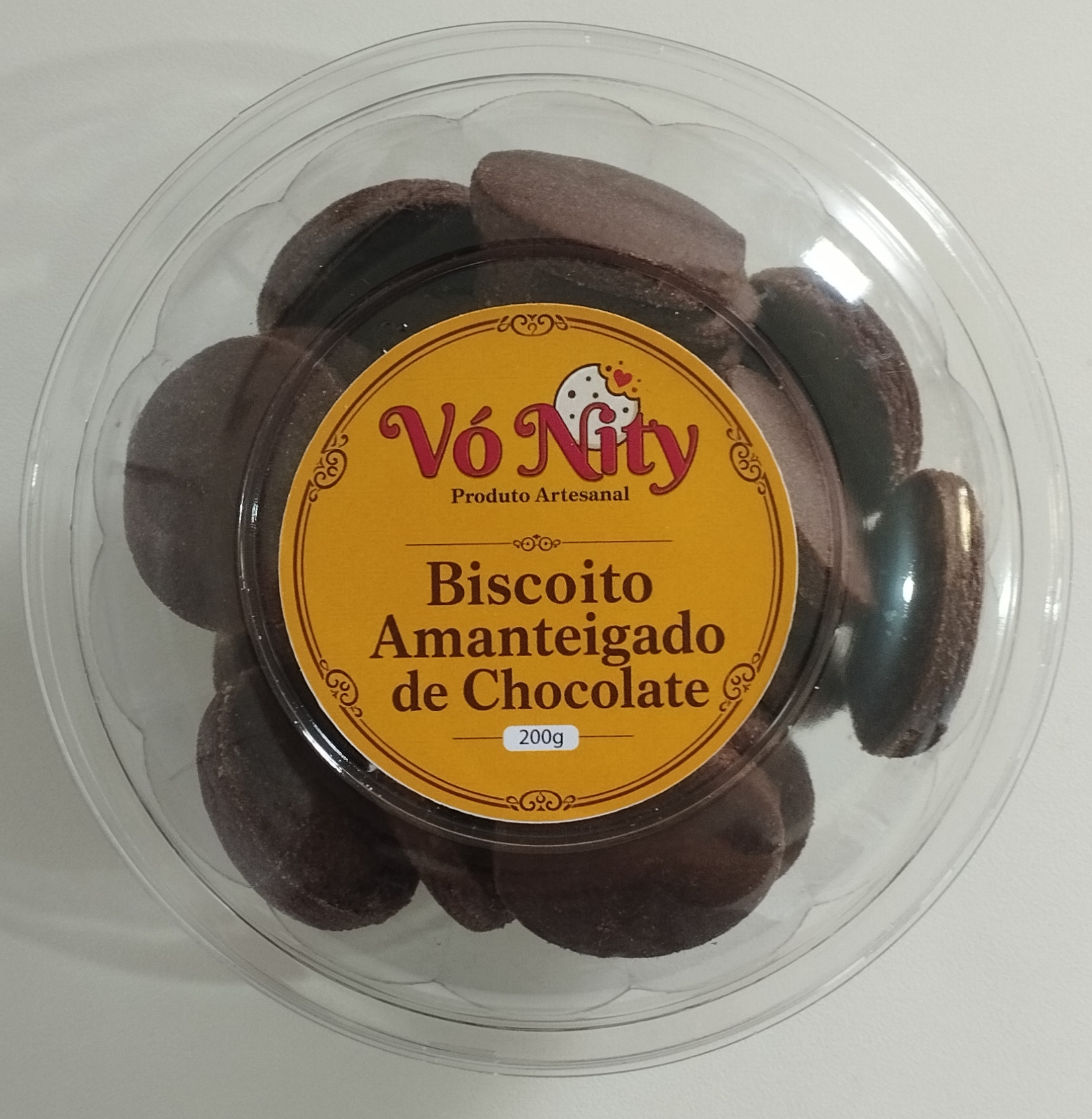 Biscoito Amanteigado de Chocolate