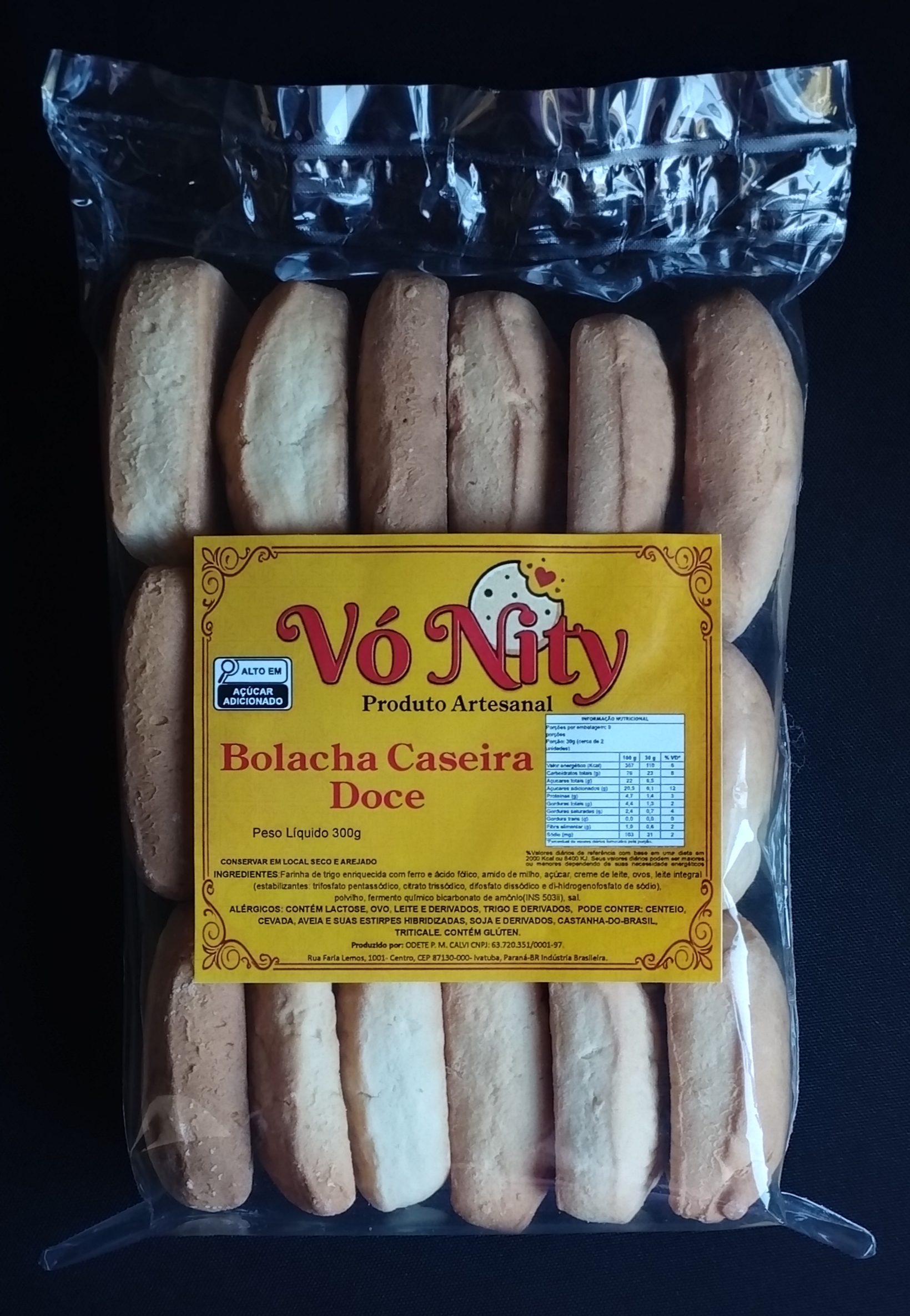 Bolacha Caseira Doce