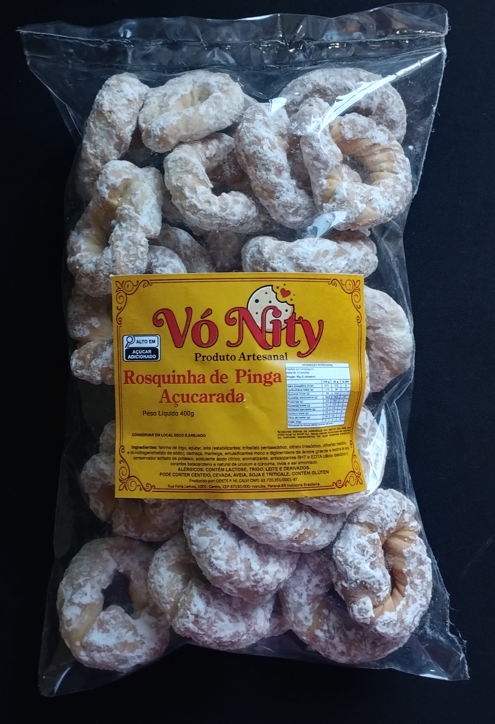 Rosquinha de Pinga Açucarada